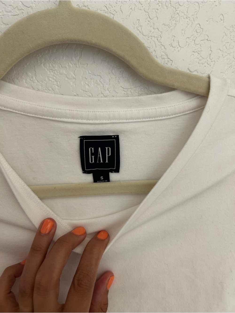 GAP Women's White Crew Neck Tee Bodysuit